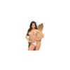 Bodystocking ouvert à l'entrejambe Blanc Body search 